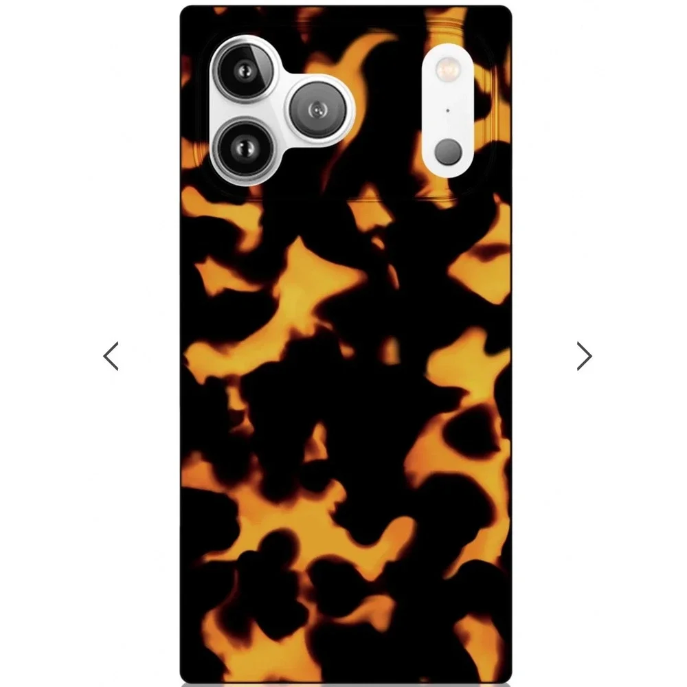 Flaunt Square Case iPhone 17 Pro Max Tortoiseshell MagSafe Protective Cover